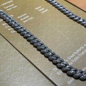 Vvs moissanite cuban chain 6-6.5mm 18in